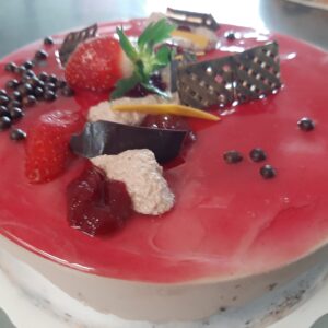 Entremets chocolat lait cerise - 31 Mai