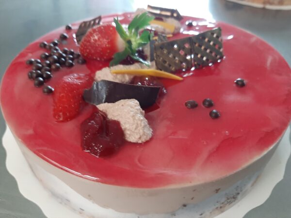 Entremets chocolat lait cerise - 31 Mai